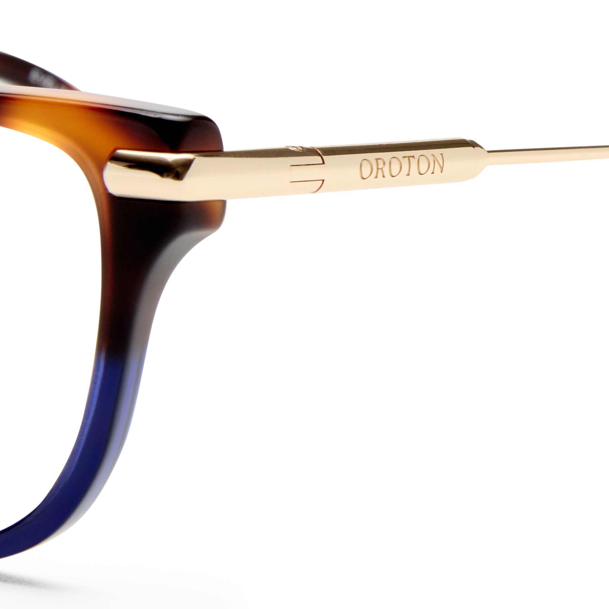 Oroton Eveline Signature Tort Navy Female Cat-Eye Optical Frames | Eyewear Index