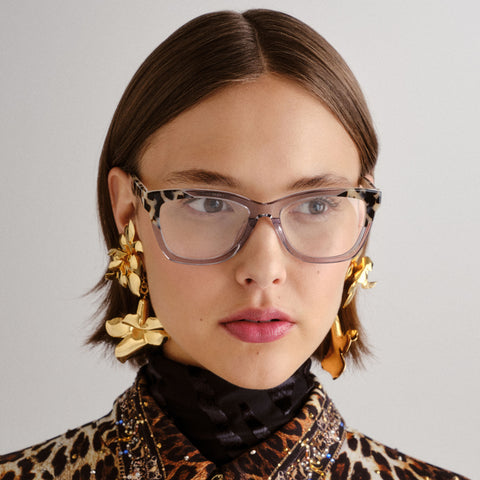 Camilla Delta Whispers Pewter Natural Tort Female D-Frame Optical Frames | Eyewear Index