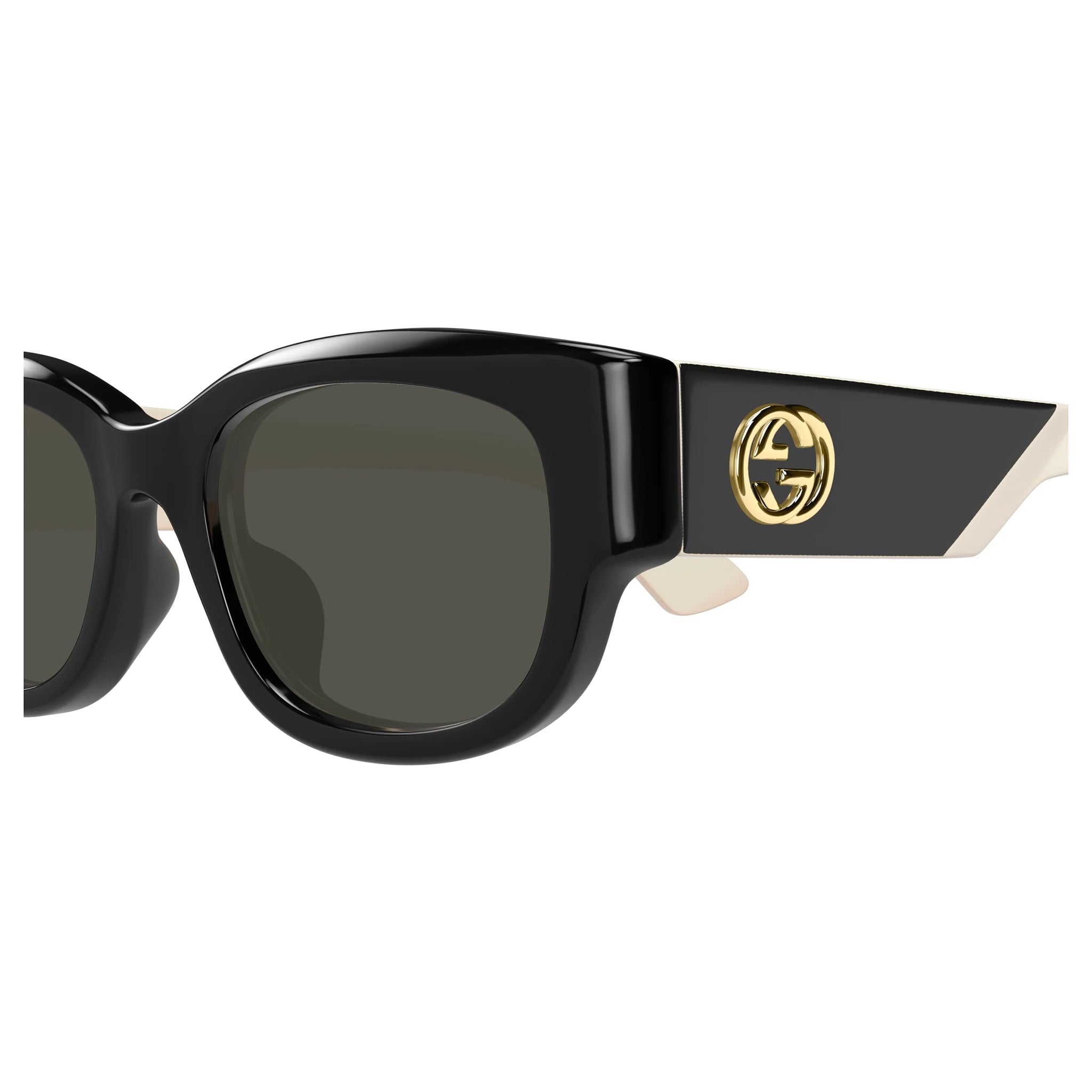 Gucci Gg1667sk Black Female Rectangle Sunglasses | Eyewear Index