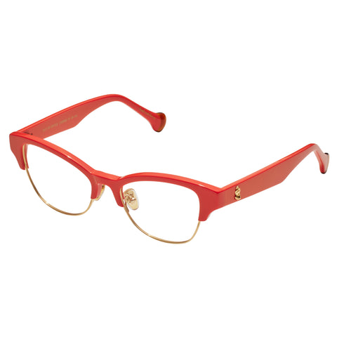 Camilla Out Of Office Tangerine Female Cat-Eye Optical Frames | Eyewear Index