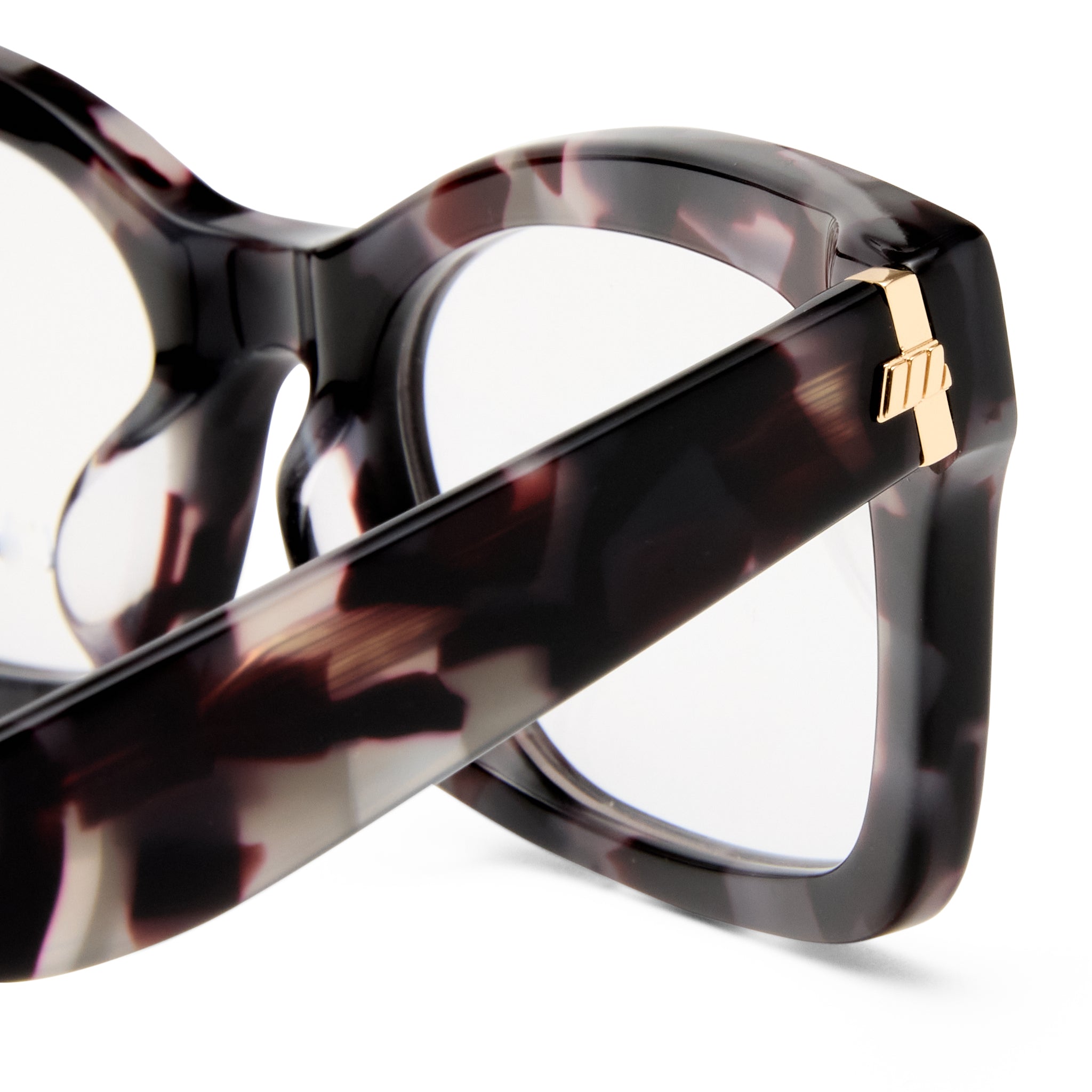 Le Specs Hot Press Midnight Orchid Tort Uni-Sex Cat-Eye Optical Frames | Eyewear Index