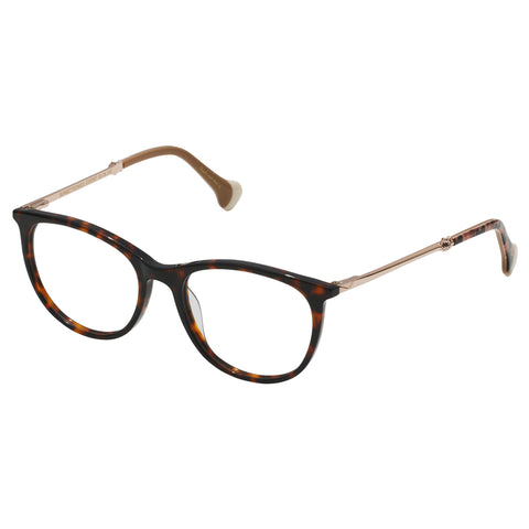 Camilla Sunset Picnics Dark Tort Mono Print Female Round Optical Frames | Eyewear Index