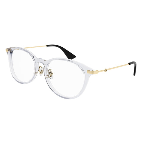 Gucci Gg1014oa Grey Female Round Optical Frames | Eyewear Index