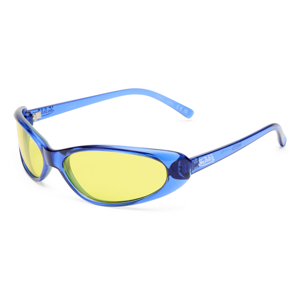 Aire Poison Cobalt Blue Uni-Sex Oval Sunglasses | Eyewear Index