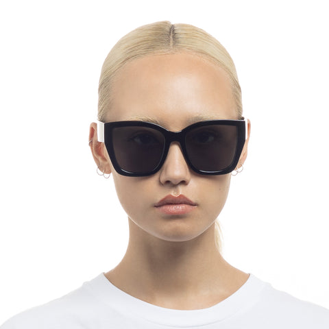 Aire Female Haedus Black Cat-eye Sunglasses