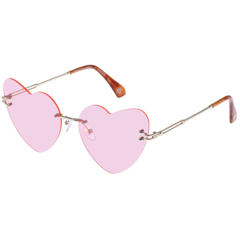 Aire Female Cosmic Love Pink Cat-eye Sunglasses