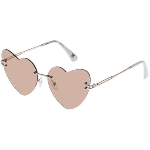 Aire Female Cosmic Love Tan Cat-eye Sunglasses