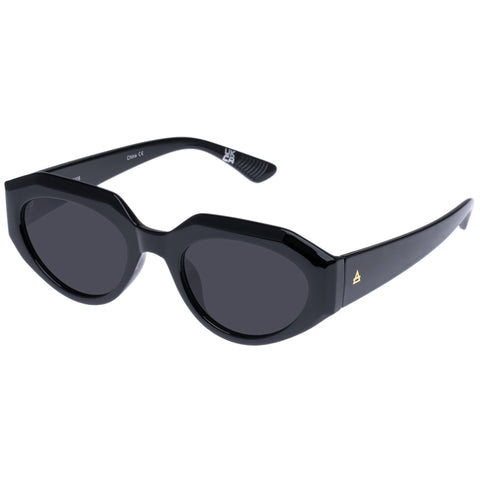 Aire Female Aphelion Black Octagon Sunglasses