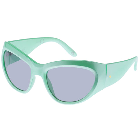 Aire Uni-sex Helium Green Wrap Sunglasses