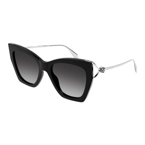 Alexander Mcqueen Female Am0375s Black Cat-eye Sunglasses