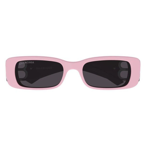 Balenciaga Female Bb0096s Pink Rectangle Sunglasses
