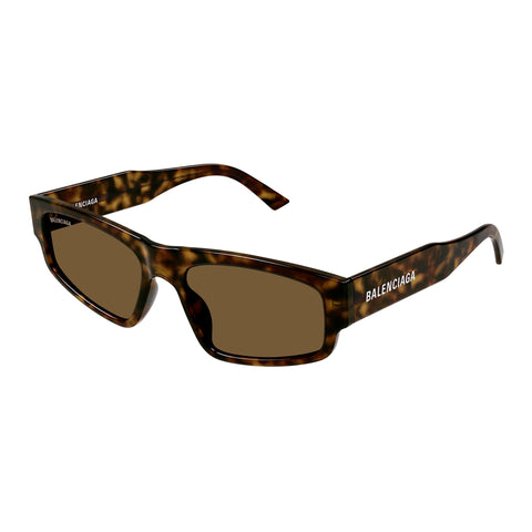 Balenciaga Uni-sex Bb0305s Tort Rectangle Sunglasses