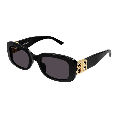 Balenciaga Female Bb0310sk Black Rectangle Sunglasses