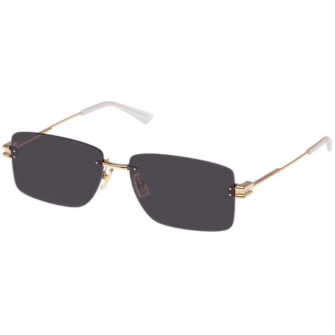 Bottega Veneta Male Bv1126s Gold Rectangle Sunglasses