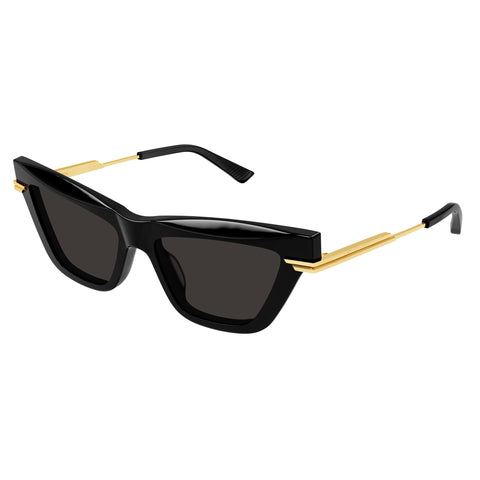 Bottega Veneta Female Bv1241s Black Cat-eye Sunglasses