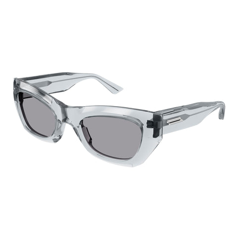 Bottega Veneta Female Bv1251s Grey Cat-eye Sunglasses