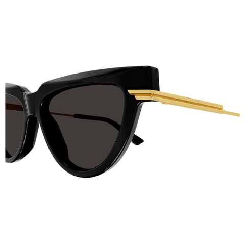 Bottega Veneta Female Bv1265s Black Cat-eye Sunglasses