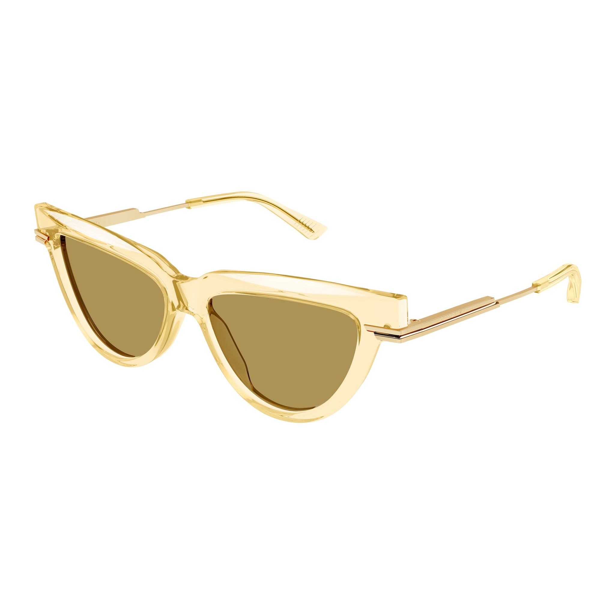 Bottega Veneta Original 12 Round-frame Sunglasses - Yellow