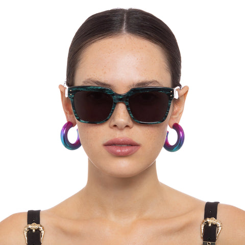 Camilla Female First Class Multi Square Sunglasses