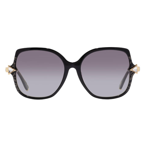 Camilla Female Alexandria Affair Black Square Sunglasses