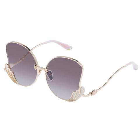 Camilla Female Goddess Energy Gold Butterfly Sunglasses