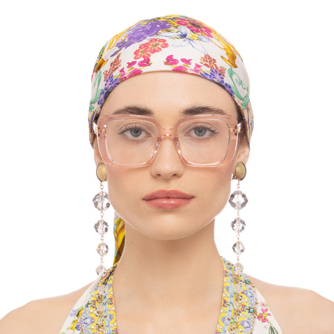 Camilla Female Surf To The City Rose Rectangle Optical Frames