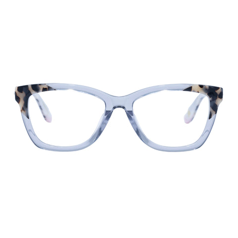 Camilla Female Delta Whispers Grey D-frame Optical Frames