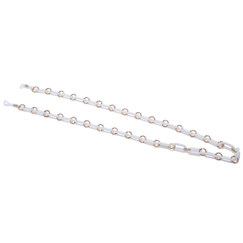 Aire Uni-sex Oval Combo Chain White Oval Accessories