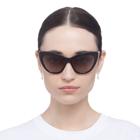 Fiorelli Female Hazel Black Cat-eye Sunglasses