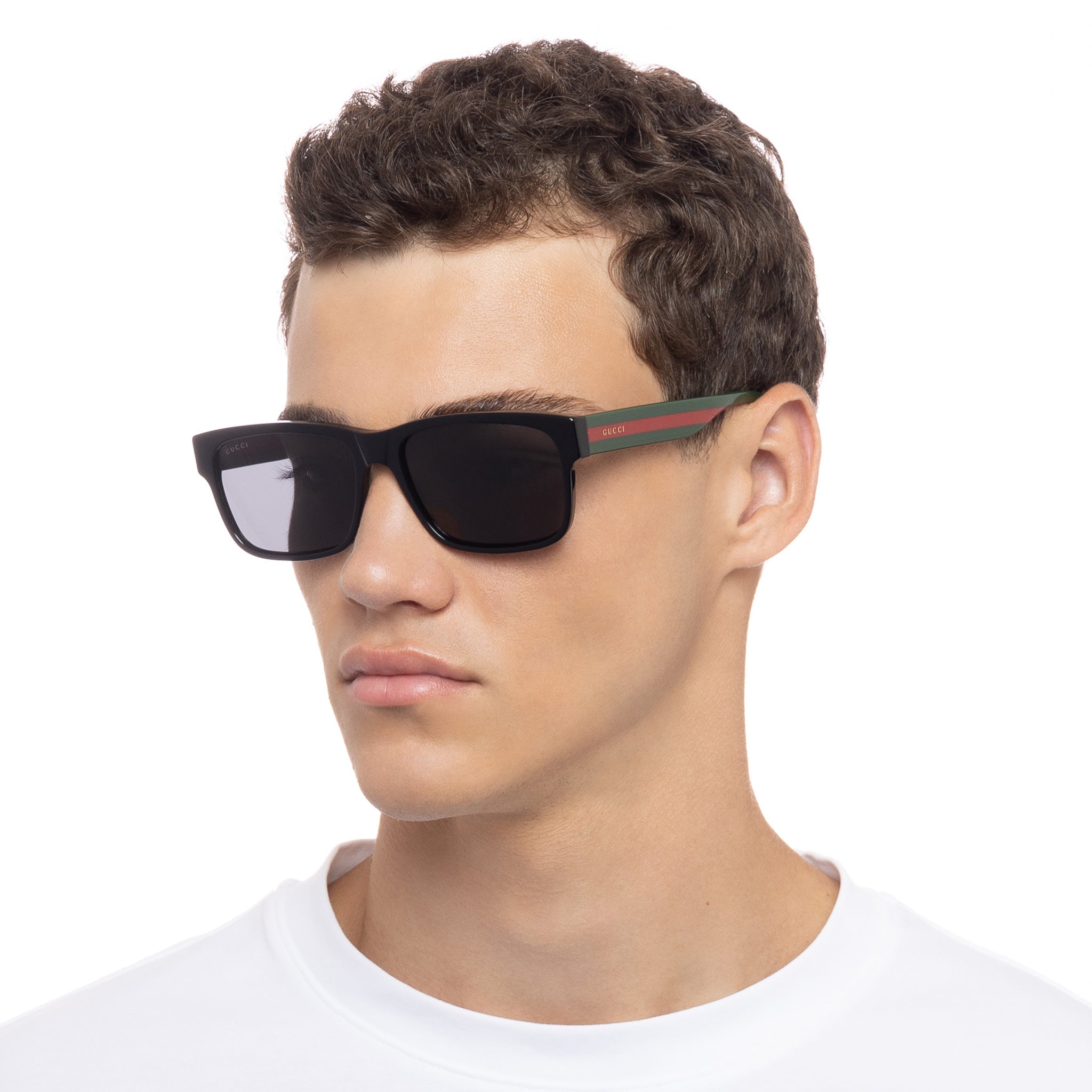 Gucci Men's Gg0340s Black D-frame Sunglasses | Eyewear Index