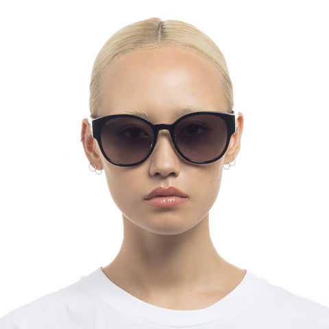Gucci Female Gg1304sk Black Round Sunglasses