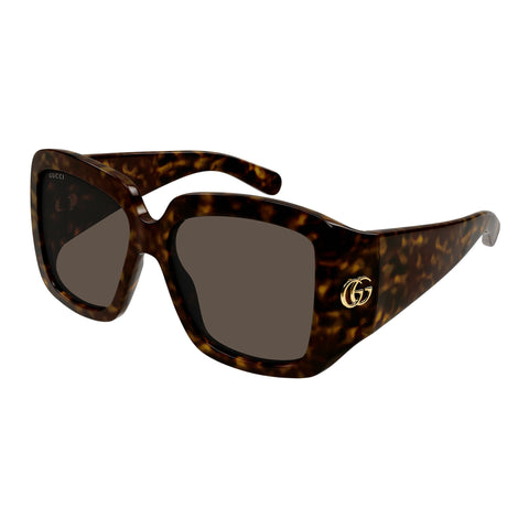 Gucci Female Gg1402sa Tort Rectangle Sunglasses
