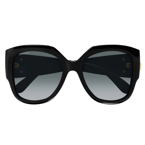 Gucci Female Gg1407s Black Rectangle Sunglasses