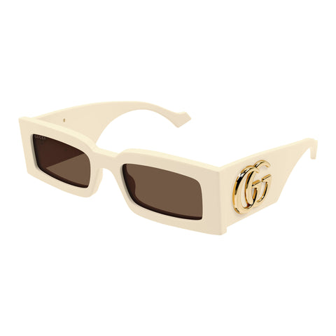 Gucci Female Gg1425s White Rectangle Sunglasses