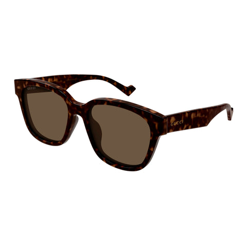 Gucci Male Gg1430sk Tort Rectangle Sunglasses