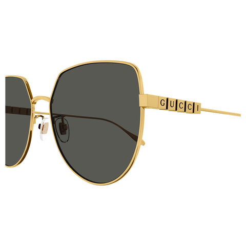 Gucci Female Gg1435sa Gold Unspecified Sunglasses