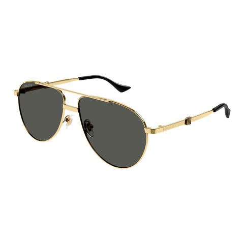 Gucci Male Gg1440s Gold Navigator Sunglasses