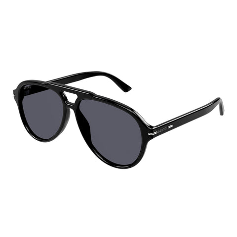 Gucci Male Gg1443s Black Navigator Sunglasses