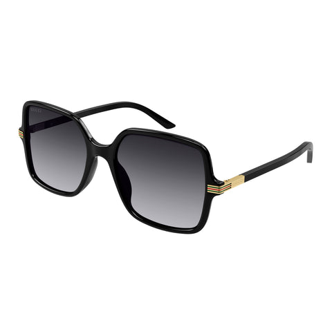 Gucci Female Gg1449s Black Rectangle Sunglasses
