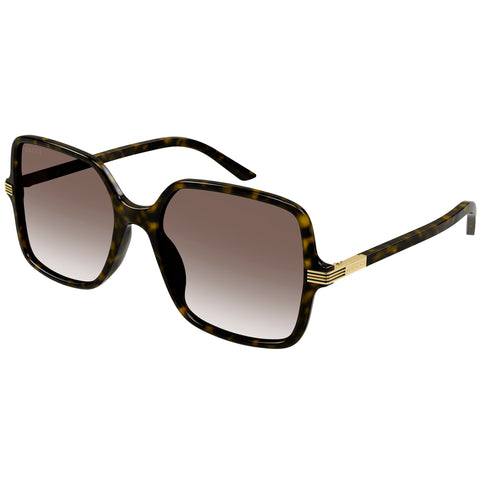 Gucci Female Gg1449s Tort Rectangle Sunglasses