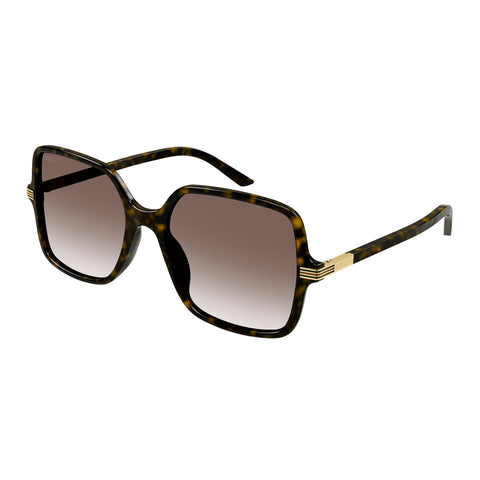 Gucci Female Gg1449s Tort Rectangle Sunglasses
