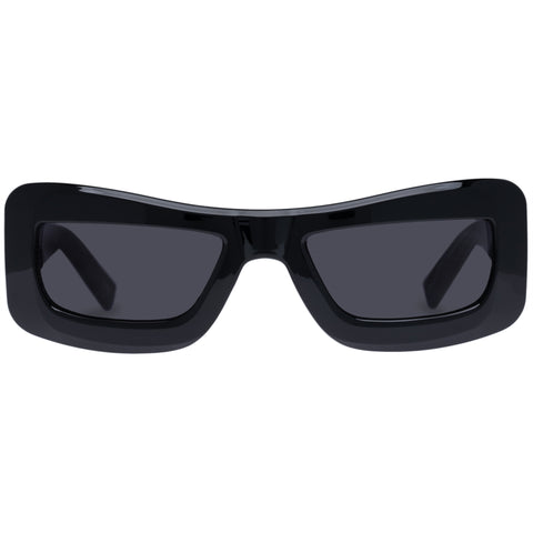 Le Specs Uni-sex Armour Black Wrap Sunglasses