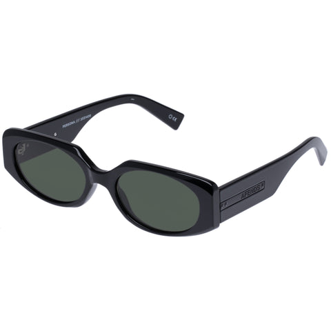Le Specs Uni-sex Persona Black Oval Sunglasses