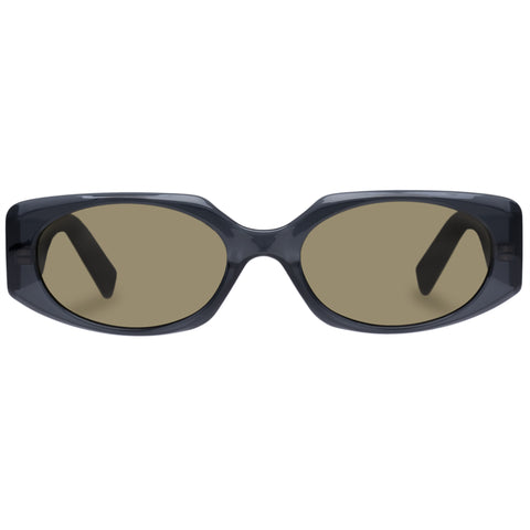 Le Specs Uni-sex Persona Green Oval Sunglasses