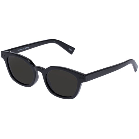Le Specs Uni-sex Facade Black Square Sunglasses