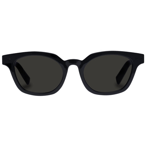 Le Specs Uni-sex Facade Black Square Sunglasses