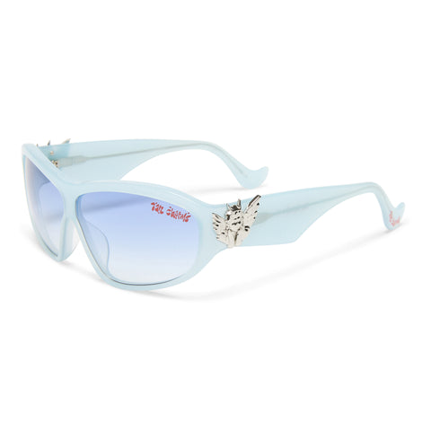 Le Specs Uni-sex 51 Percent Angel Blue D-frame Sunglasses