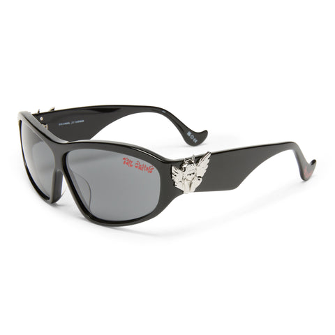 Le Specs Uni-sex 51 Percent Angel Black D-frame Sunglasses