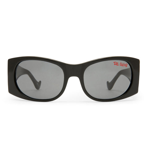 Le Specs Uni-sex Free Lawyer Black Rectangle Sunglasses