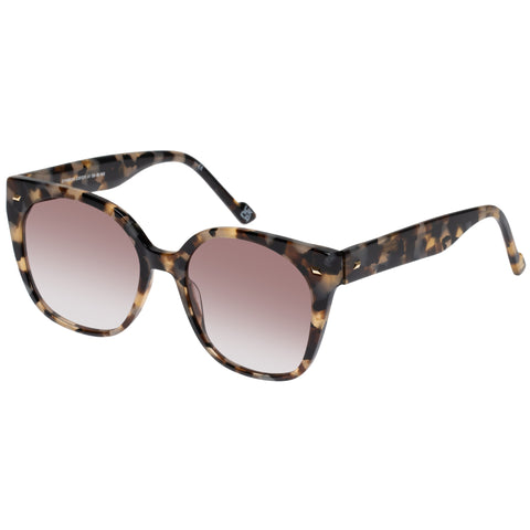 Le Specs Female Symbion Tort Cat-eye Sunglasses